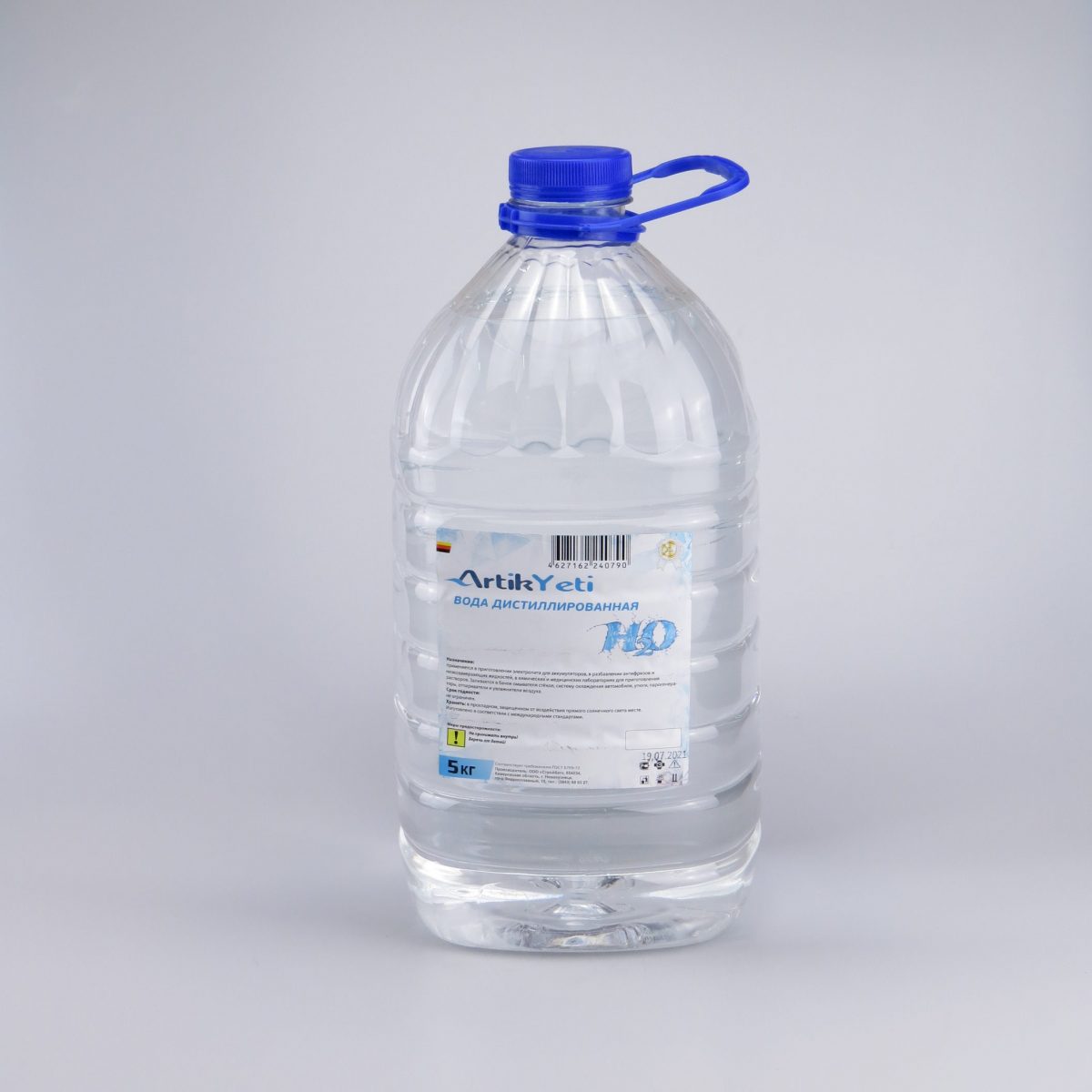 Вода дистиллированная "Artik Yeti" ПЭТ 5л- купить цена.