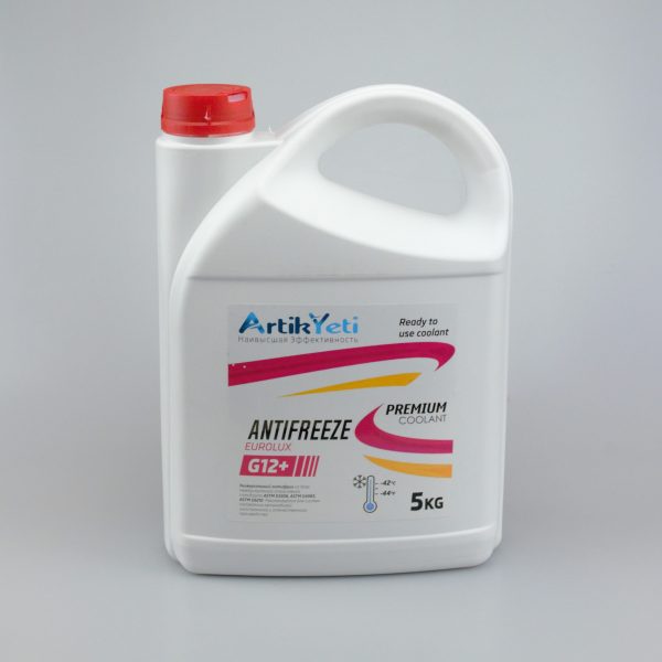 Антифриз розовый - ArtikYeti Antifreeze Euro Lux G12+ розовый 5кг