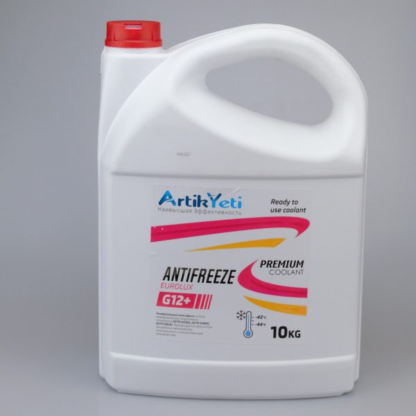 ArtikYeti Antifreeze Euro Lux G12+ розовый 10кг/ 10 литров