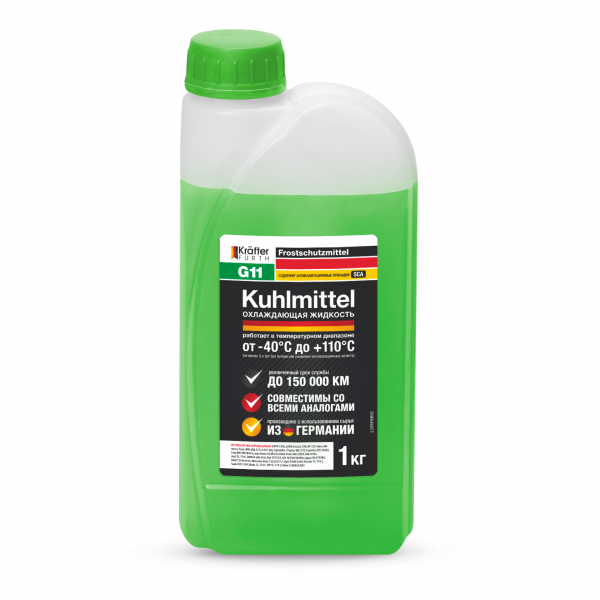 KRAFTER FURTH Антифриз G11 зеленый 1кг