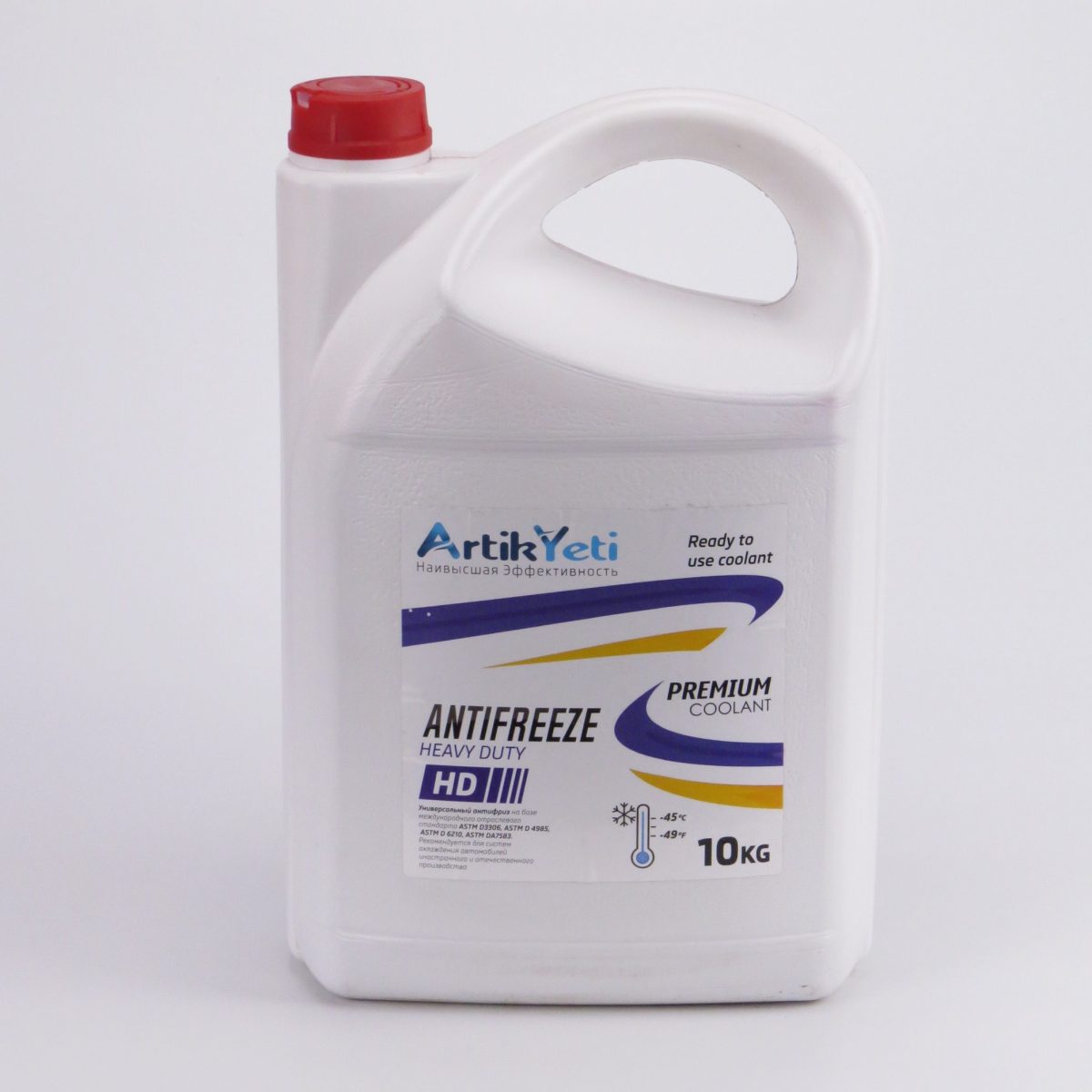 антифриз 10 литров - ArtikYeti Antifreeze HeavyDuty HD фиолетовый 10кг