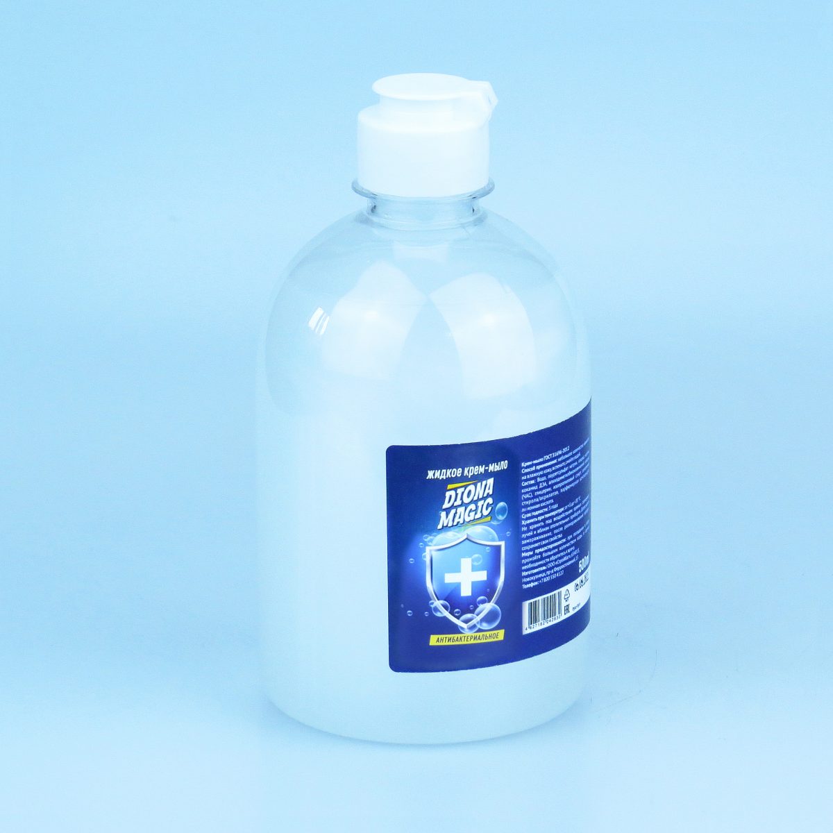 Жидкое крем-мыло Diona Magic антибактериальное ПЭТ 500мл (пуш-пул)