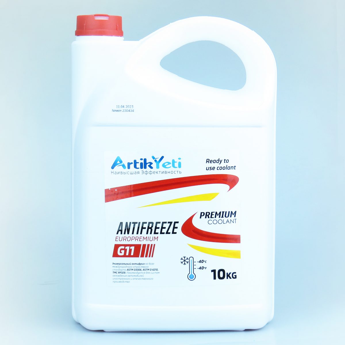ArtikYeti Antifreeze Euro Premium G11 красный 10кг
