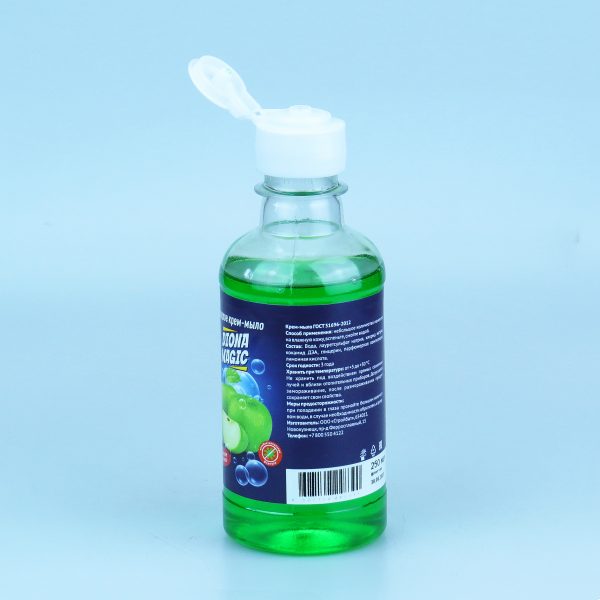 Жидкое крем-мыло Diona зеленое яблоко ПЭТ 250мл (флип-топ)-2