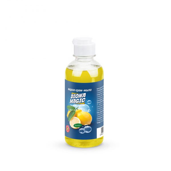 Жидкое крем-мыло Diona Magic лимон ПЭТ 250мл (флип-топ)