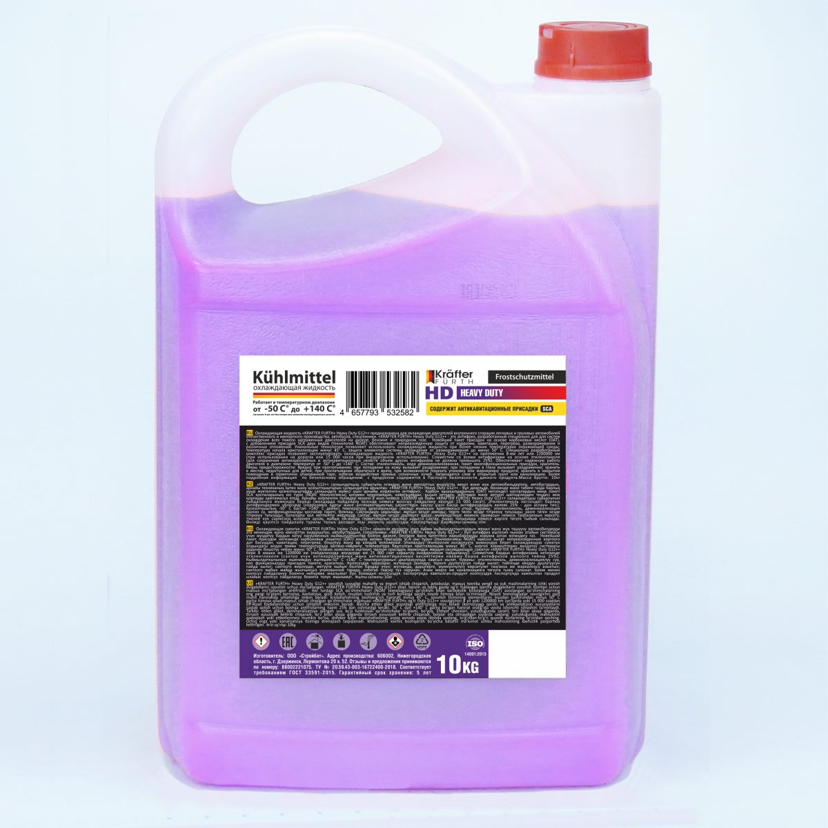 KRAFTER FURTH Антифриз HD фиолетовый 10кг купить оптом